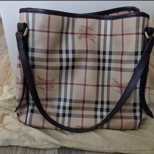 Burberry haymarket tote